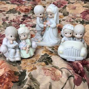 Precious Moments wedding Lot of three